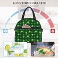 thumbnail image 4 of Fotbe Happy St. Patrick's Day5 Bolsa de Almuerzo con Estampado, Lonchera Aislada, Contenedores de Comida Reutilizables Tipo Cooler a Prueba de Fugas, 4 of 7
