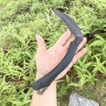 thumbnail image 3 of Cuchillo de hoja fija, hoz para acampar y cazar al aire libre, hoja Stonwash, nailon de alta dureza + mango de fibra de vidrio con funda, 3 of 5