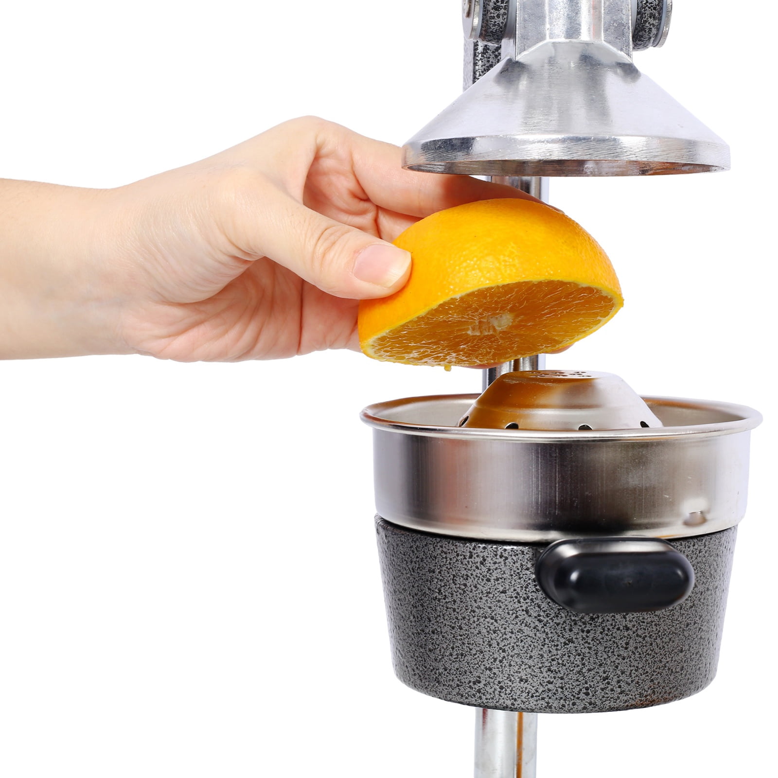 Deiokin Cast Iron Citrus Juicer, Extra-Large Commercial Grade Manual Hand Press for Fresh Orange, Lemon and Pomegranate Juice