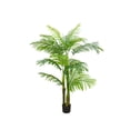 thumbnail image 3 of 5ft Artificial Palm Tree, Tropical Palm Faux Floor Plant with Trunks and Realistic Leaves for Home Living Room Bedroom Office Decor, 3 of 7