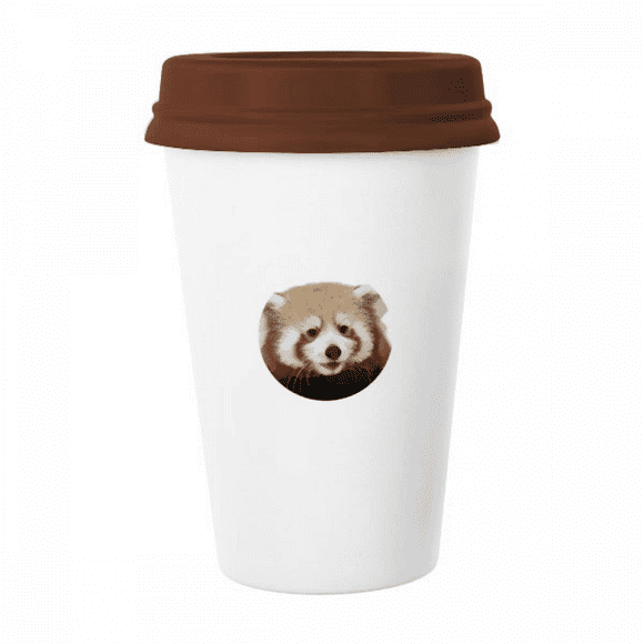 Brown Jungle Civet Cats Lovely Little Mug Coffee Drinking Glass Pottery Cerac Cup Lid