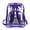 Purple, variant on SANMADROLA Clear Backpack, Heavy Duty PVC Transparent Backpack Stadium approved with Reinforced Strap School Bookbag for School, Workplace, Stadium, Travel, Security, Festival, College (Purple)