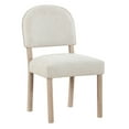 thumbnail image 2 of Steve Silver Gabby Polyester Upholstered Side Chair in Light Brown (Set of 2), 2 of 6