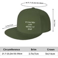 thumbnail image 6 of to Save Time Let's Assume I'm Always Right Hat Fashion Trucker Hat Flat Brim Baseball Caps, 6 of 9