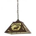 thumbnail image 6 of 16'Sq Elk At Dawn Pendant, Timeless Bronze/Silver Mica - 73915, 6 of 7