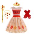 thumbnail image 3 of Disfraz de Moana de Disney para niña, vestido de princesa Vaiana para fiesta de cumpleaños, Vestidos con cerdo, muñeca de pollo, disfraz de Halloween, 3 of 5