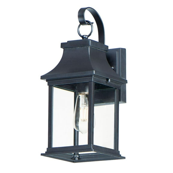 Maxim 30022Cl Vicksburg 16" Tall Outdoor Wall Sconce - Black