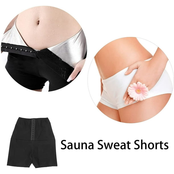 Women Weight Loss Pants, Sauna Sweat Shorts for Women High Waisted