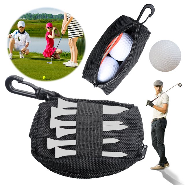 WDOplteas Para Pelotas Golf Accesorios Golf Riñonera Soporte para Tee Golf para Hombres Y Mujeres