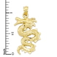 thumbnail image 4 of 14k Gold Year of the Dragon Pendant, Chinese Dragon Necklace, Chinese Zodiac Jewelry Gifts for Her with 20 inch Chain, 4 of 4
