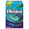 Efferdent Plus Tablets with Freshburst Listerine Denture Cleanser, 108 ct