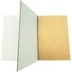 thumbnail image 3 of Cuaderno de bocetos en espiral, cuaderno grande con tapa de papel kraft, bloc de bocetos en blanco, encuadernado con alambre para dibujar y pintar (paquete de 2), 60 hojas A4, 3 of 6