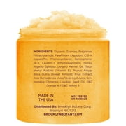 Brooklyn Botany Peach Bellini Honey Sugar Scrub for Body 10 oz – Deeply Hydrating and Gently Exfoliating Body Scrub for Women and Men – Moisturizing and Nourishing the Skin