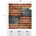 thumbnail image 5 of Retro American Flag Mailbox Cover Magnetic Post Box Covers Wraps Large Size 25.5x21 Inches for Garden Yard Decor, 5 of 7