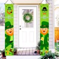 thumbnail image 4 of MXTPOV St Patricks Day Banner, Green Shamrock Gnomes Front Porch Decor for Party Home Decor, St Patricks Day Decorations, Lucky Irish Welcome Sign, Garden Decor, 4 of 4
