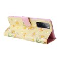thumbnail image 6 of Nalacover Wallet Case for Samsung Galaxy S20 FE, Flower Pattern PU Leather Wrist Strap Handbag Magnetic Clasp Flip Cover with Kickstand Card Slots Holder Soft TPU Shockproof Case,Yellow Daisy, 6 of 8