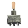 thumbnail image 1 of Milaget Electric Guitar 3 Way Toggle Switch Beginners Enclosed 3 Way Selector Switch Yellow Cap, 1 of 9