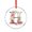 Pattern-2, variant on Baby Monkey Tucked in A Palm Tree Ornament Cute Monkey Christmas Ornaments Crystal Hanging Xmas Decor Indoor Home Holiday Party Gifts