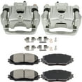 thumbnail image 4 of CCIYU Brake Caliper with Pads Rear fit for 2004-2006 for Lexus RX330,2007-2009 for Lexus RX350,2006-2008 for Lexus RX400h,2004-2007 for Toyota Highlander, 4 of 5