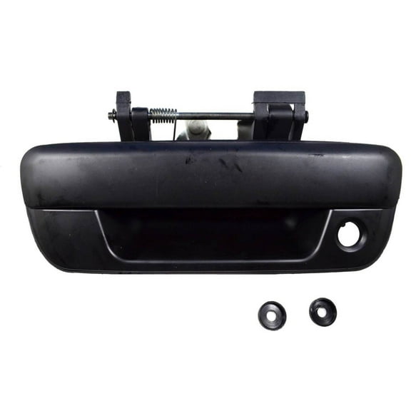 PT Auto Warehouse GM-3561S-TG - Tailgate Handle, Smooth Black - with Keyhole Fits select: 2004-2012 CHEVROLET COLORADO, 2004-2012 GMC CANYON