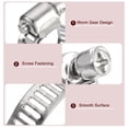 thumbnail image 4 of Abrazadera de manguera de engranaje de gusano Uxcell, 12 piezas de 3/4"-1 1/4" abrazaderas de manguera de acero inoxidable ajustables para asegurar mangueras, 4 of 5