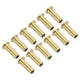 thumbnail image 1 of Unique Bargains 4mm ID 6mm OD Brass Compression Insert, 12Pcs Insert Tube Support Compression Fitting Accessories Kit, 1 of 5