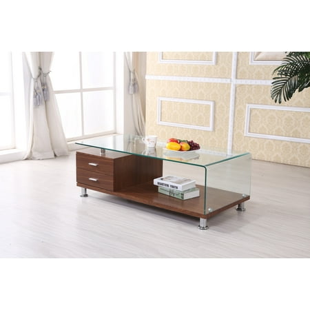 Best Quality Furniture Coffee Table With 2 Drawer in multiple