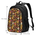 thumbnail image 5 of Daiia Sunflowers Mushrooms Pattern USB Charging Backpack for Men and Women, Anti-Theft Backpack,Travel Backpack,School Backpack,College Backpack,Laptop Backpack, 5 of 7