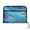Blue Vortex, variant on Accordion File Organizer with Zip Closure 13 Pockets Expanding File Folder Letter A4 Paper Document Organizer for Home Office Rainbow Stars and Cloud Pattern