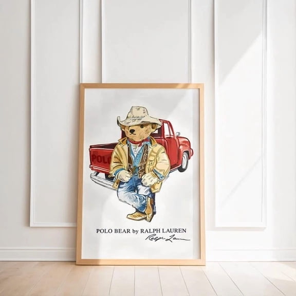 Classic Polo Ralph Poster Luxury Poster Wall Art For Fashion Fans UNFRAMED PAPER POSTER