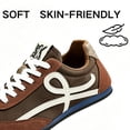thumbnail image 5 of CHICVOMEY Sneaker for Men Rubber Sole Lightweight Non Slip Walking Shoes Retro Casual Comfortable Spring Summer Work Sneakers, 5 of 7
