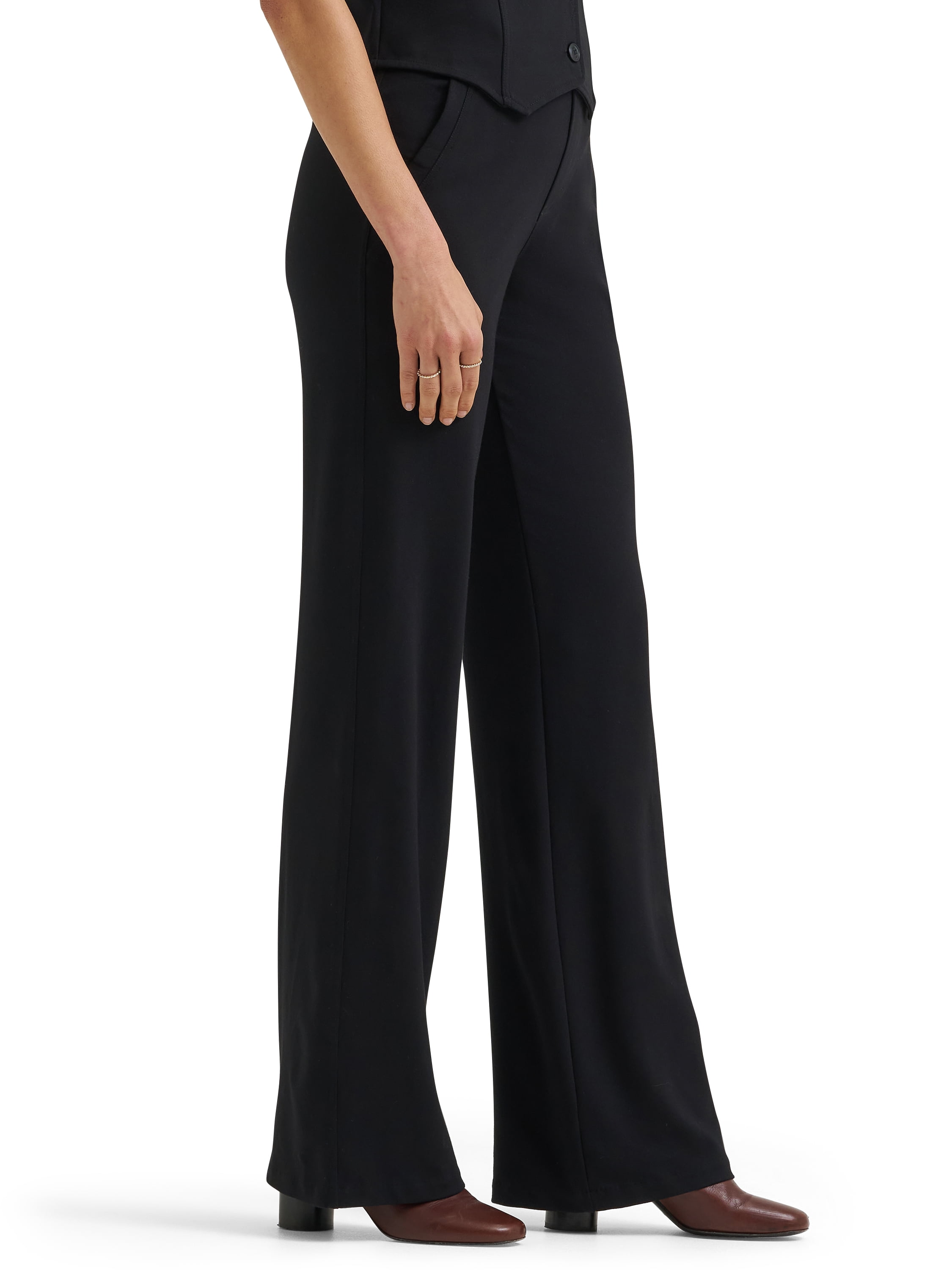 Lee Womens Comfort Waist Knit Bootcut Pant