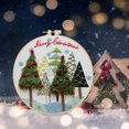 thumbnail image 1 of Christmas Embroidery Set Hanging Painting Cross Stitch for Adults Beginners Tree, 1 of 8
