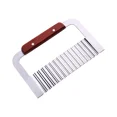 thumbnail image 3 of Stainless Steel Potato Chip Salad Vegetable Crinkle Cutter Cutting Tool Jq, 3 of 6