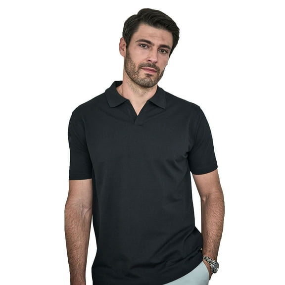 Tee Jays Mens Luxury Stretch V Neck Polo Shirt