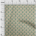 thumbnail image 2 of oneOone Velvet Light Beige Fabric Ogee Craft Projects Decor Fabric Printed By The Yard 58 Inch Wide, 2 of 4