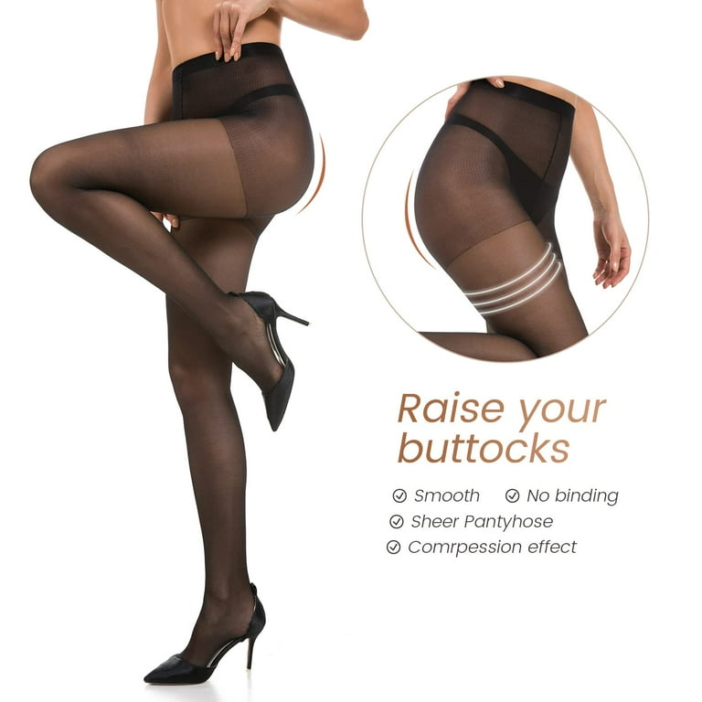 Waistless Control Top Pantyhose [style #1940] - Phantom Hosiery