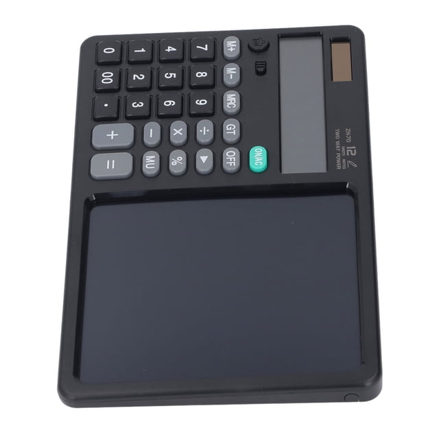 Calculadora Tableta LCD Escritura Multifuncional Boceto Memo Bloc De Notas Matemático Portátil Preciso Para Oficina Contabilidad Financiera Estudiantes Niños Adultos ABS 9,96 X