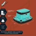 thumbnail image 3 of Bestway Hydro-Force Glacial Sport 9.43 Gal Inflatable Floating Cooler, Teal, 3 of 9
