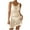 Beige^1, variant on Jjayotai Womens Beach Cover Up Dress, Crochet Hollow Out Bathing Suit, Crew Neck Sleeveless Sundresses, Summer Swimwear, Swim Cover Up for Women Black^ XL