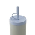 thumbnail image 4 of Thyme & Table 24oz Stainless Steel Auden Tumbler with Straw, Glacier Blue Ombre Shimmer, 4 of 7