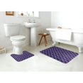 thumbnail image 4 of Yiaed Cell Tower Print Bathroom Mat Set 2 Pieces Mat Anti-Skid Pad Ultra Soft and Absorbent Bathroom Bath Mat Contour Bath Rugs for Toilet Base, 4 of 6