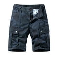 thumbnail image 1 of LSLJS Men's Summer Camouflage Outdoors Casual Have PocketsButton Zipper Drawstring Sport Shorts Pants Gifts for Men, 1 of 3
