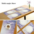 thumbnail image 5 of Butterfly Lavender Flowers Placemats Set of 6 Summer Sunlight Place Mats Washable for Kitchen Dining Table Heat Resistant Decorative Colth Table Mats 12x18 Inch, 5 of 6