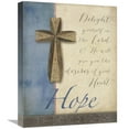 thumbnail image 1 of Global Gallery's 'Words for Worship Hope' by Elyse DeNeige Stretched Canvas Wall Art, 1 of 4
