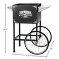 thumbnail image 2 of 6401 Black Replacement Cart for Larger Lincoln Style Great Northern Popcorn Machines, 2 of 3