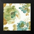 thumbnail image 2 of Audit, Lisa 20x20 Black Modern Framed Museum Art Print Titled - My Greenhouse Roses II, 2 of 5