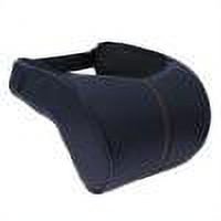 Mesa De Cuello Plegable Memory Cotton Reposacabezas Ergonómico Coche Cabeza Cuello Resto Almohada Cojín Negro