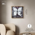 thumbnail image 5 of Butterfly Aesthetic Canvas Butterfly Art Prints by Art Remedy, Gold Frame, 24" x 24", 5 of 7