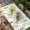 White, variant on Sage Green Leaves Table Cloths for 4 Foot Rectangle Tables, Summer Botanical Farmhouse Leaf Watercolor Patio Waterproof Elastic Fitted Tablecloths, Washable Rectangular Table Cover for Camping